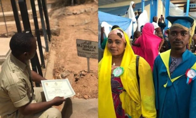 Corp Member Runs To Mother’s Grave To Show His NYSC Certificate To Dead Mother