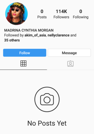 Why Cynthia Morgan Deleted All Her Post And Unfollows Everyone On IG