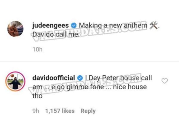 George Floyd ‘Call Peter, Don’t Call Me’ – Davido Tells, Jude Okoye