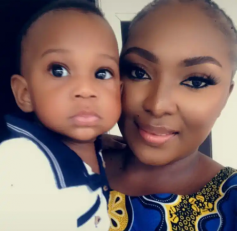 Actress Esther Audu’s  Shares Adorable Photos Of Son At 7 Month