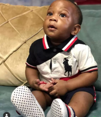 Actress Esther Audu’s  Shares Adorable Photos Of Son At 7 Month