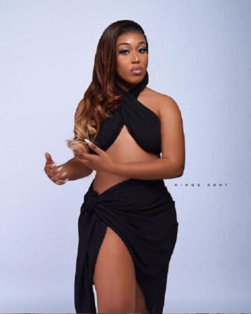 Fantana flaunts her lovely Black Dresses