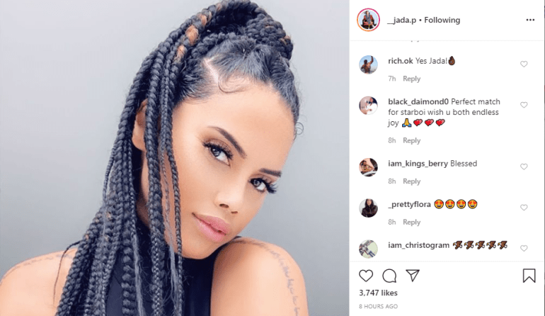 Fans React As Jada-P Shared A Stunning Photo