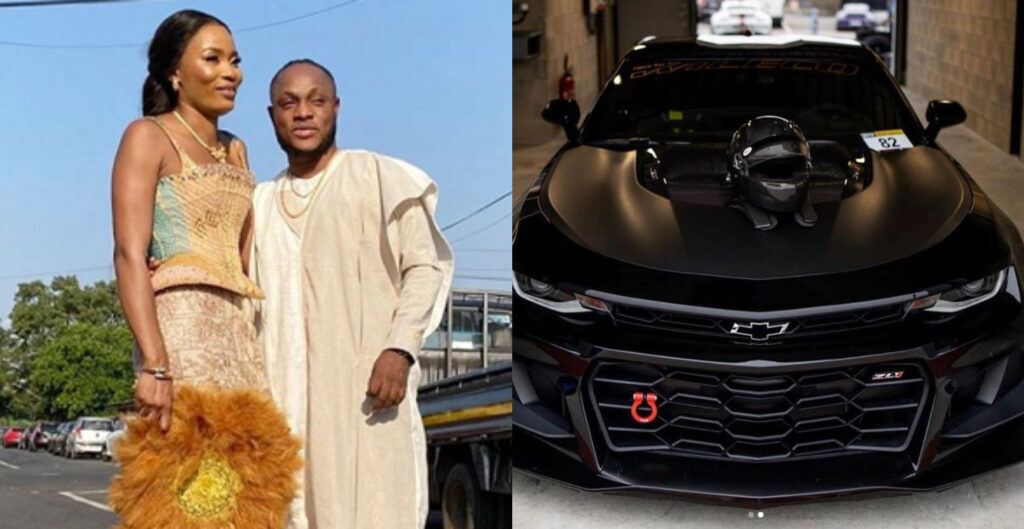 Keche Andrew Shows Off His New Allegedly Gifted Ride By Millionaire Wife