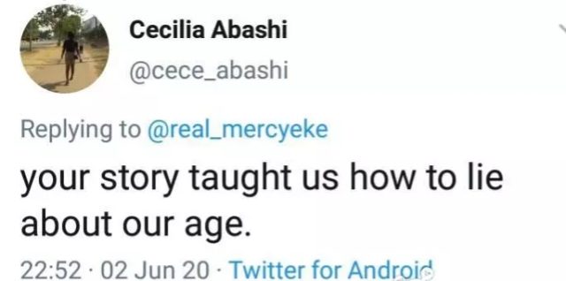 Mercy Eke Gets A Shocking Reply From Fans On Twitter