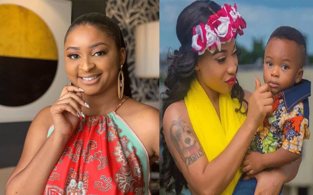 Angry Actress Etinosa Reacts As Tonto Dikeh Calls Herself A Father
