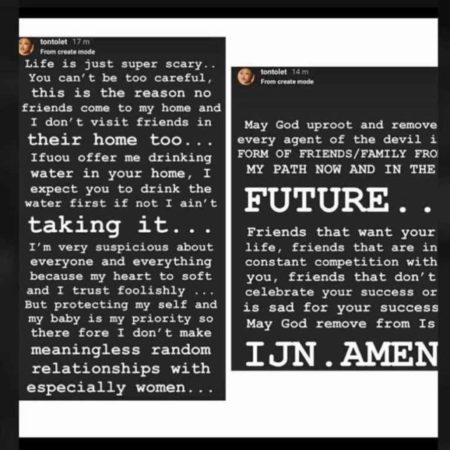 Tonto Dikeh Indirectly Calls Bobrisky A Betrayer(Details)