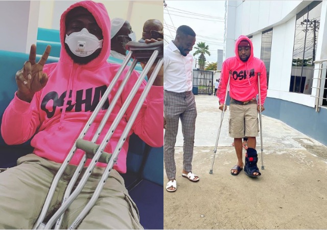 Bobo Ajudua Reveals The Cause Of Davido’s Leg Injury