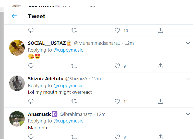 "Give Kiss Daniel"- Fans Reacts As Dj Cuppy Shared Her Morning Post 