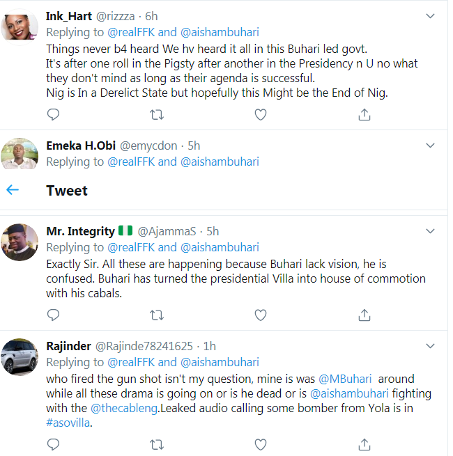 "Fuji house of commotion!"  -Nigerians Reacts As Fani-Kayode Exposes Some Truth About Presidential Villa's Conflict