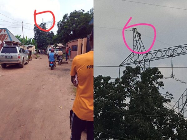 Just In: Tragedy About To Hit The Streets Of Aba As A Man Threatens  To Commit Suicide ON HIGH TENSION