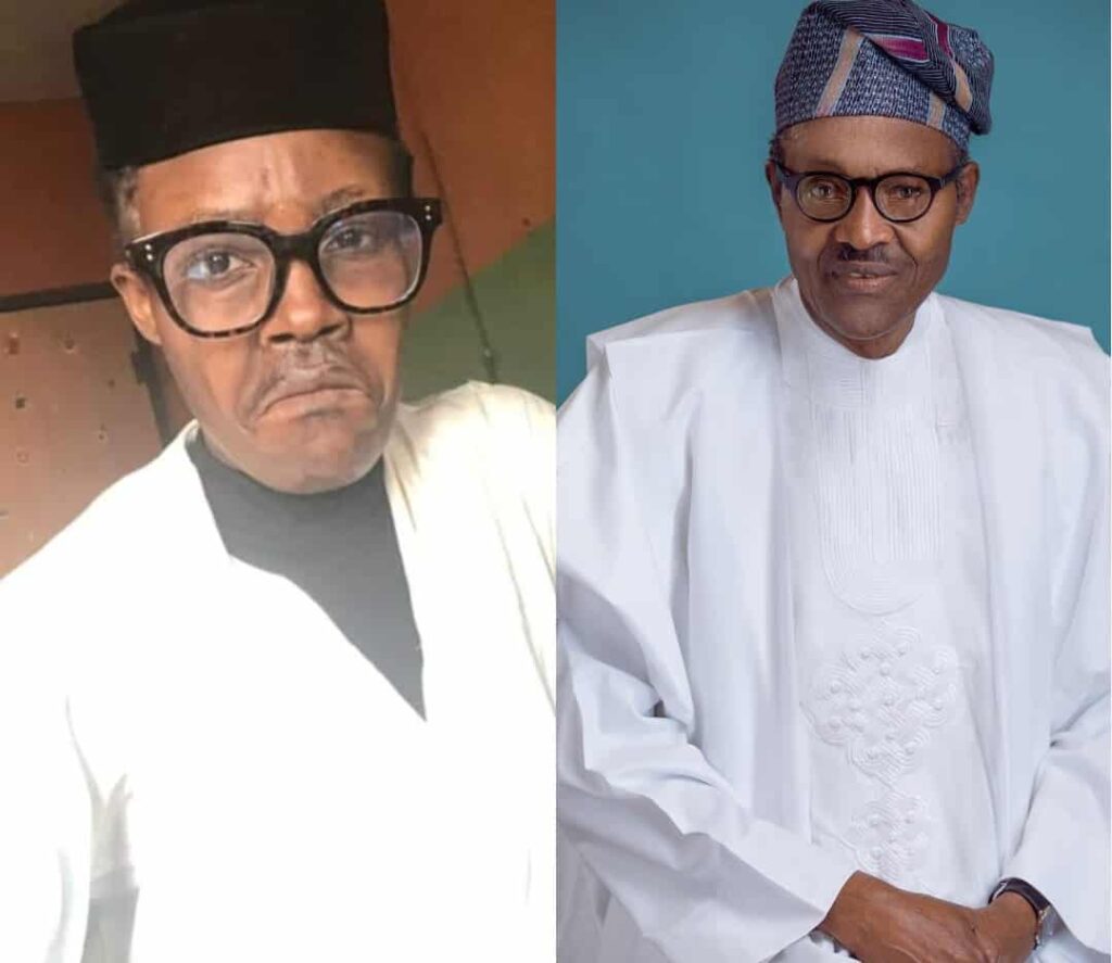 Talented Makeup Artist Paints Her Face To Look Like Buhari