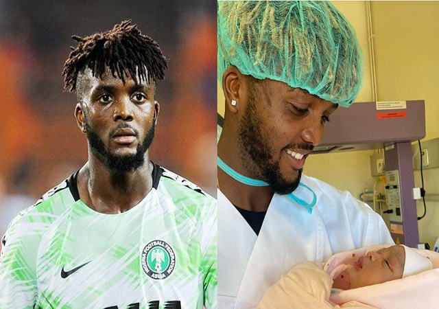Super Eagle Defender, Awaziem Celebrates As He Welcome His First Child (PHOTO)