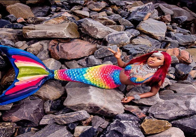 Bbnaija Star Thelma Celebrates Her 28th Birthday In A Mermaid Style