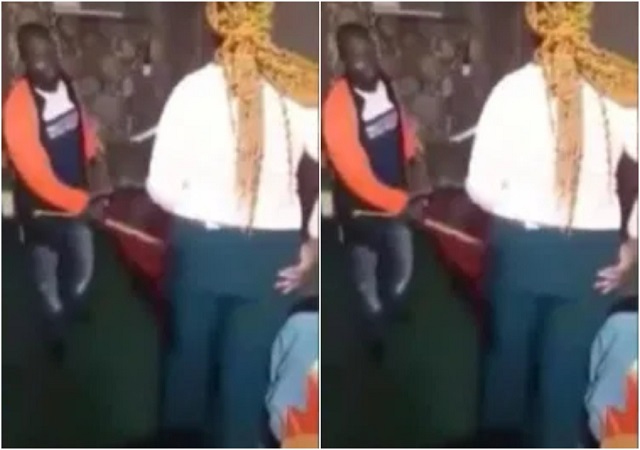 How Ghanaian Lady Receives Lashes & Slaps For Allegedly Fornicating In Saudi Arabia(VIDEO)