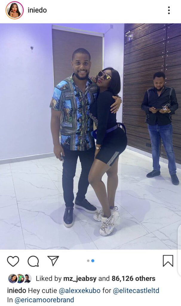 Fans Reacts To Ini Edo's Day-out With Actor Alex Ekubo