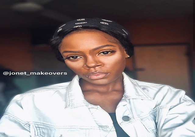 Nigerians Amazed As Make-Up Artist Paints Her Face To Look Like Tiwa Savage