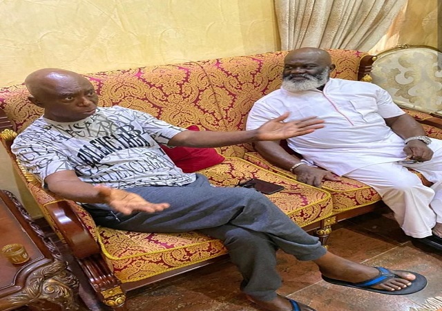 Regina Daniels Shows The Face Of Her Son For The First Time As Harry B Pays Her A Visit