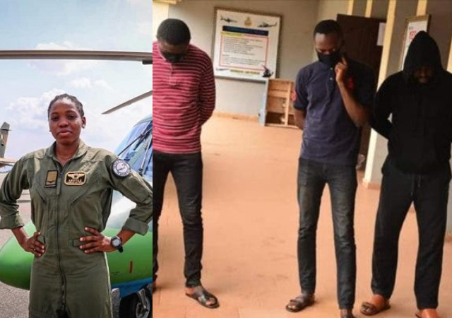 NAF Hand Over Three Suspects Involved In Arotile’s Death To Police