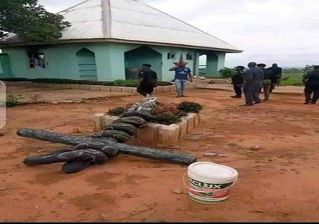 Youth Destroys Church Of Satan & Arrest Founder