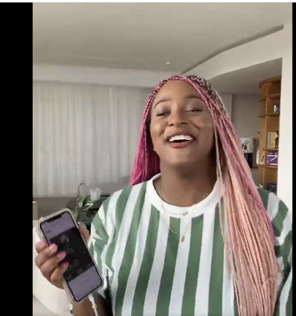 Dj Cuppy Celebrates After BBC-1xtra Played Her New Song The Same Day (Video)