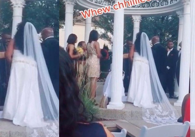 Devastated EX-Girlfriend Crashes Wedding, Claims She And The Groom Are Expecting A Baby (VIDEO)