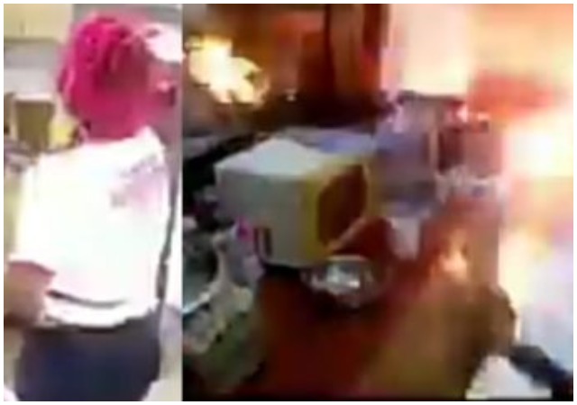 Gas Explosion Occurs  At Big Brother’s Kitchen In Cameroon(Video)