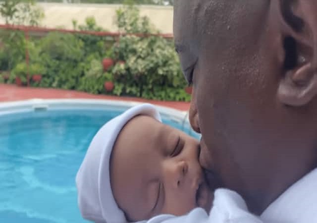 Regina, Ned Nwoko Unveil's Their Son, Munir’s Cut Face (VIDEO)