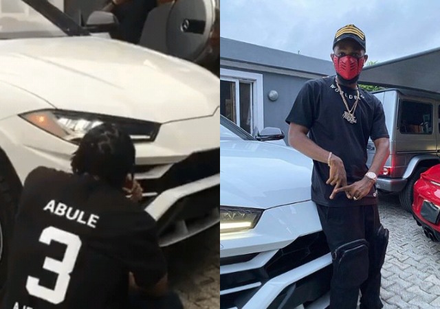 Patoranking Shows Off His New Lamborghini Urus Worth ₦85 Million