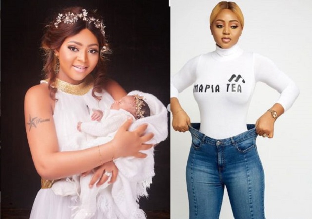 "U Were Not Fat As That Jean Before" - Fan Accuse Regina Daniels Of Lying About Her Belly Fat Loss After Childbirth