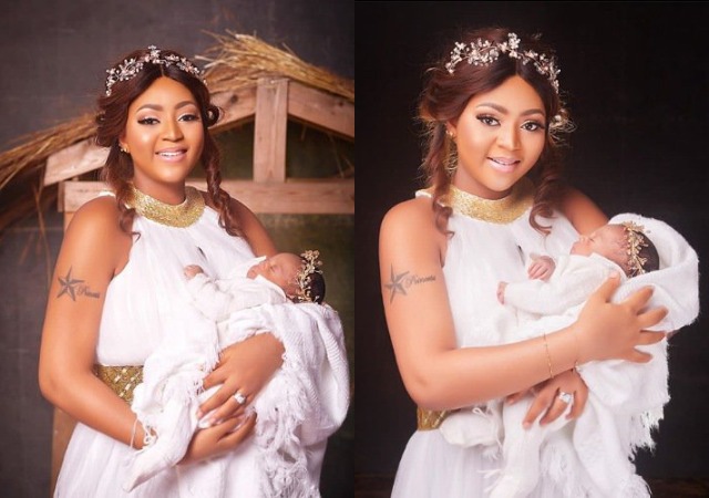 I Am Beyond Lucky To Have You –  Regina Daniels Says As She Shared Some Adorable Photos Of Her And Son, Munir
