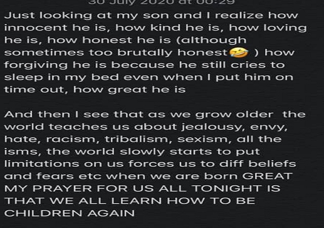 Tiwa Savage Drops Inspiring Words And Prayers As She Shared Some Revelations About Childhood