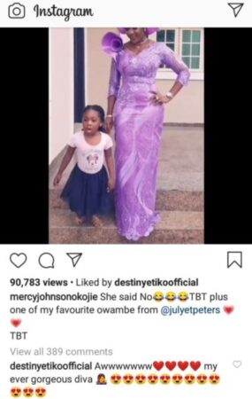 Destiny Etiko Gushing Over Her Mother