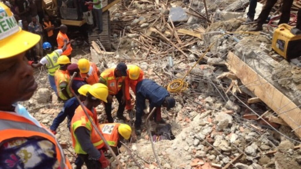 Six-Month-Old Baby Survives  After Building Collapse In Anambra State