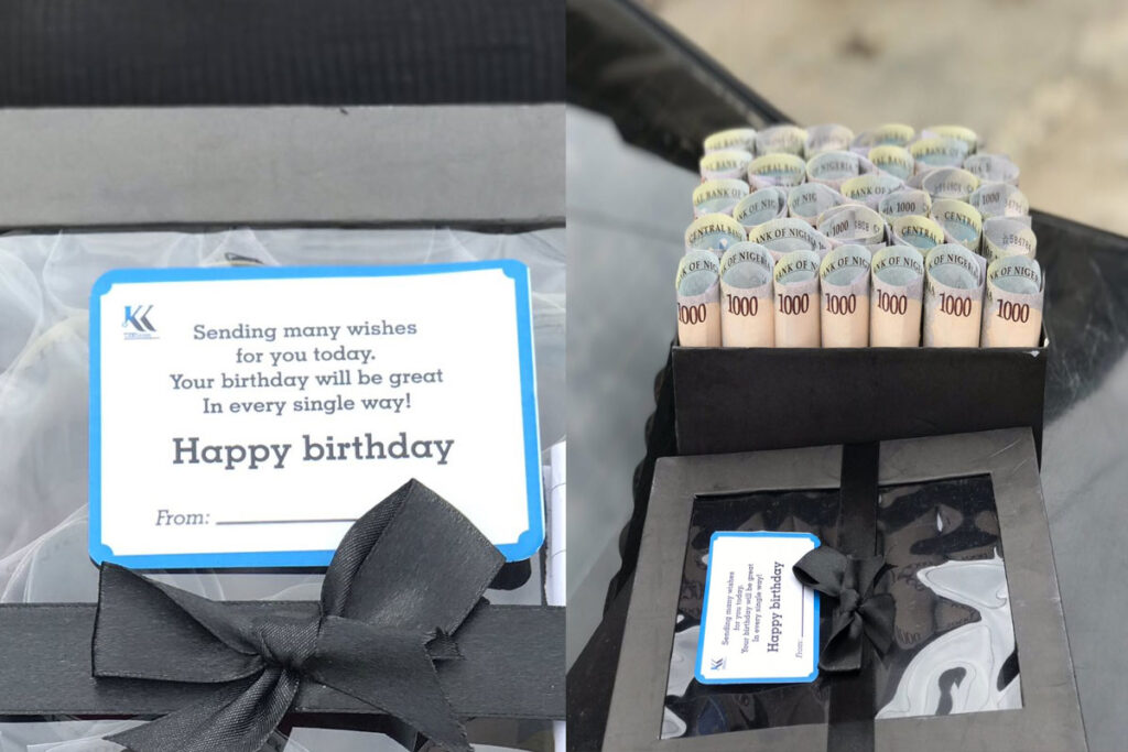 Nigerian Lady Surprises  Boyfriend With Unusual Gift On His Birthday (PHOTOS)