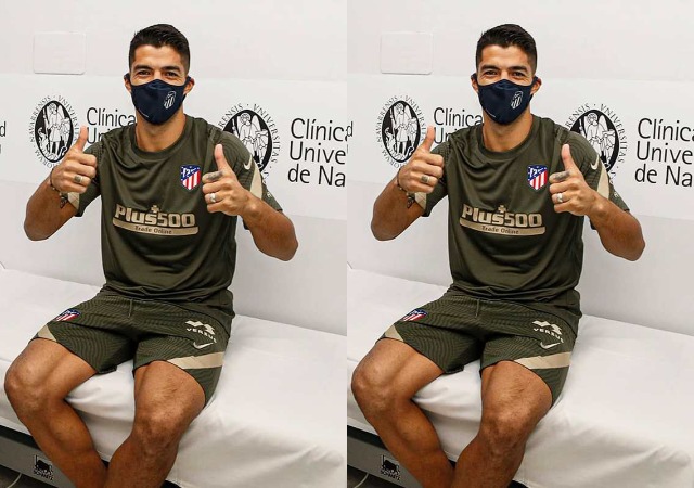Luis Suarez Arrives At Atletico For £5.5m From Barcelona (Photo)