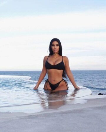 Kim Kardashian’s Hot Bikini Photoshoot On Her 40th Birthday [Photos]