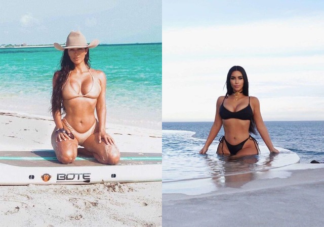 Kim Kardashian’s Hot Bikini Photoshoot On Her 40th Birthday [Photos]