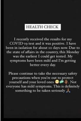 Nigerian Rapper, Ladipoe tests positive for COVID-19