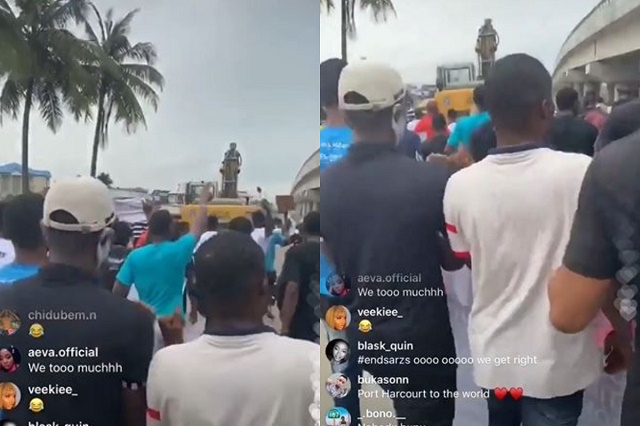Despite Wike’s Warnings and Threats, #Endsars Protest Holds in Port Harcourt
