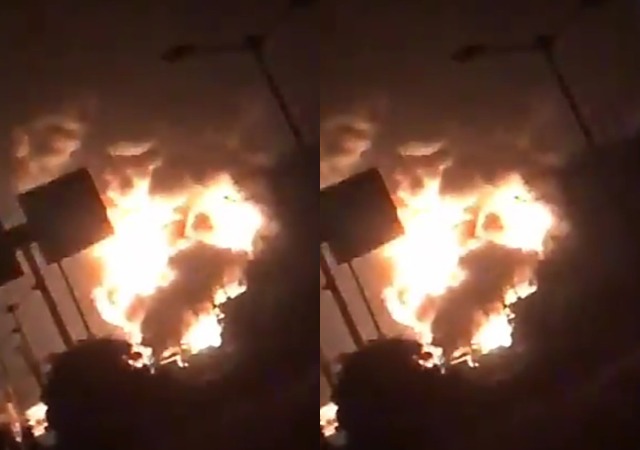 Fire out Break at Mile 2 as Tanker Goes up in Flames [Video]