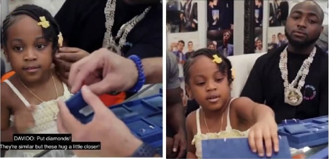 ''Your Daddy Is Rich'' Davido Tells His Second Daughter, Amanda (Video)