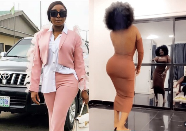 Reactions as Ini Edo Puts Her Curves on Display In new Video