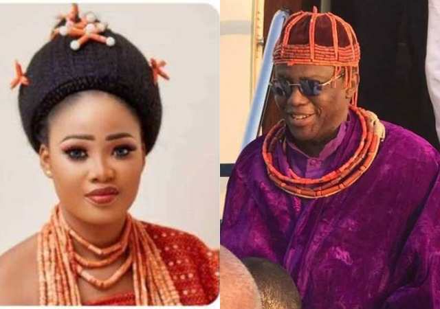 Oba of Benin Welcomes Princess after Queen Owamagbe Puts to Bed a Baby Girl