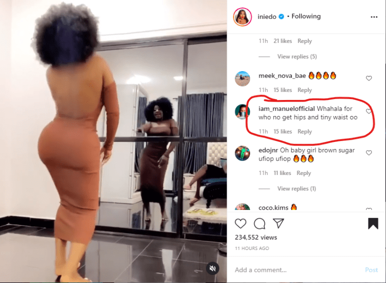 Reactions as Ini Edo Puts Her Curves on Display In new Video