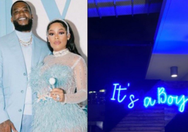 "It's A Boy"- Gucci Mane, Rapper And Keyshia Ka'oi Disclose Sex Of Their Unborn Baby