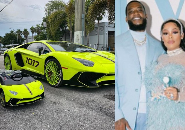 Gucci Mane Buys Matching Lamborghinis for His Wife and Their Unborn Son (Photos)