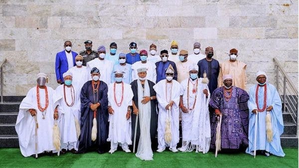 Oba of Lagos Makes First Public Appearance after Palace Attack (Photos)