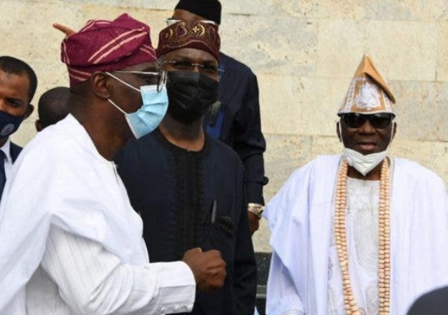 Oba of Lagos Makes First Public Appearance after Palace Attack (Photos)