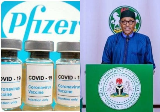 Buhari Reacts to The 90% Effective Pfizer COVID-19 Vaccine
